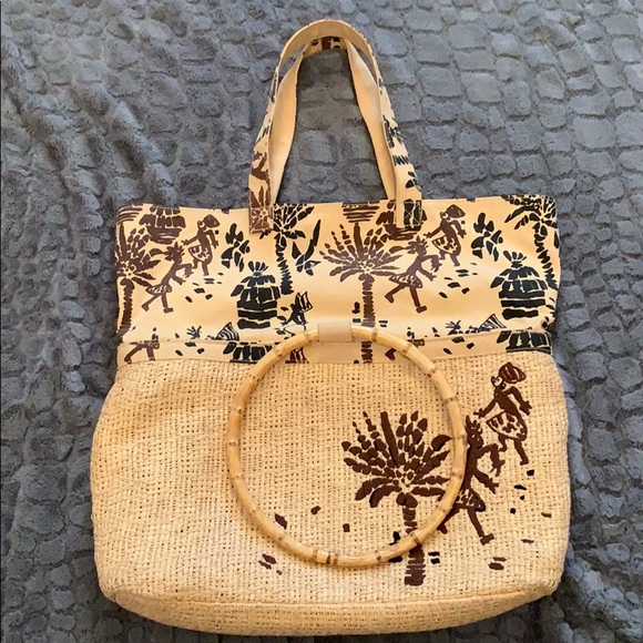 Very unique Chico’s convertible straw purse - Picture 3 of 6